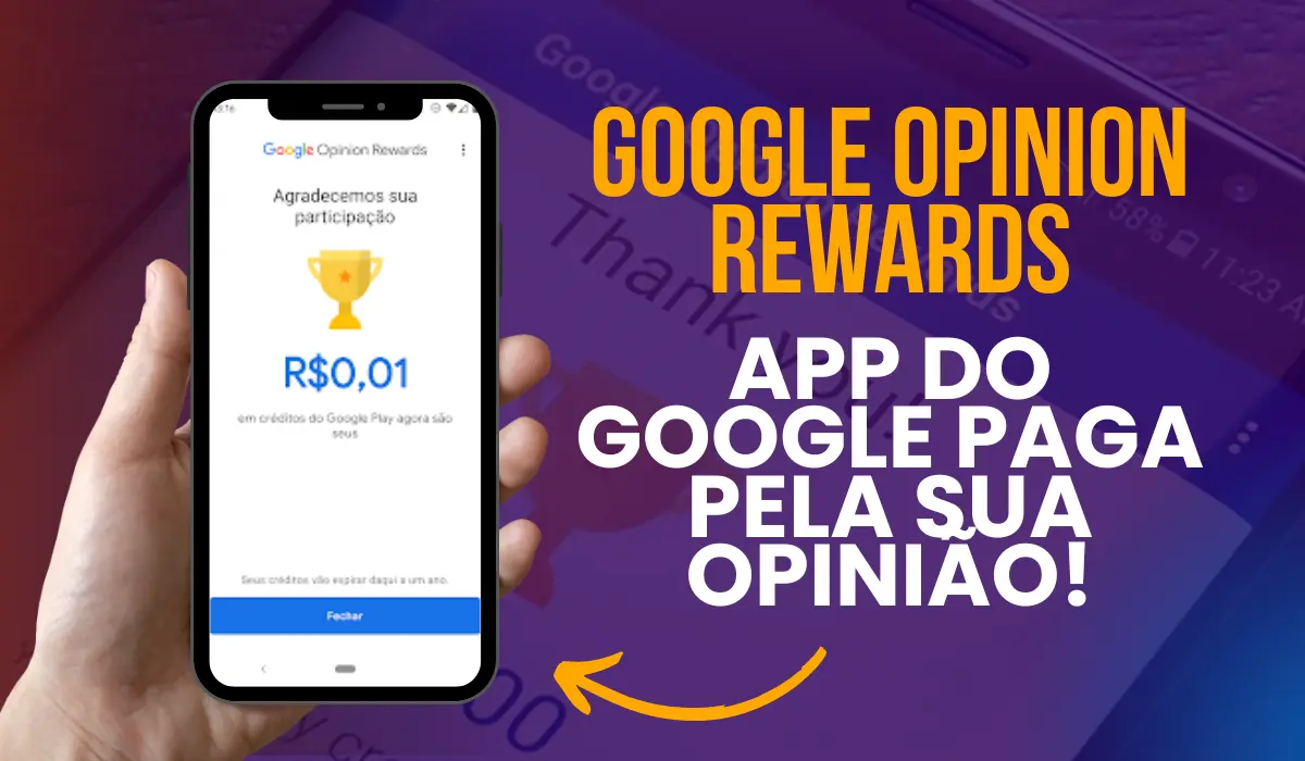 Aplicativo Google Opinion Rewards - Criando Receita